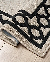 Jean Pierre Christine Trellis Border Tufted Runner Rug, 26" x 45"