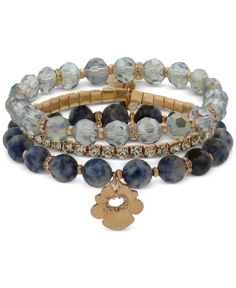 lonna & lilly 3-Pc. Beaded Stretch Bracelet Set