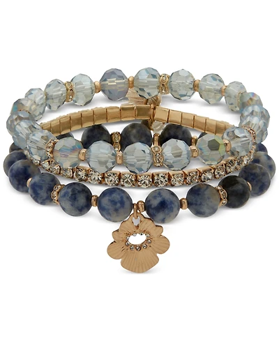 lonna & lilly 3-Pc. Beaded Stretch Bracelet Set