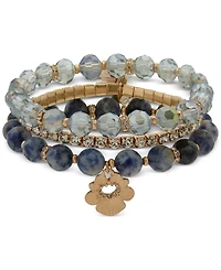 lonna & lilly 3-Pc. Beaded Stretch Bracelet Set