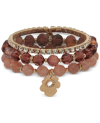 lonna & lilly 3-Pc. Beaded Stretch Bracelet Set