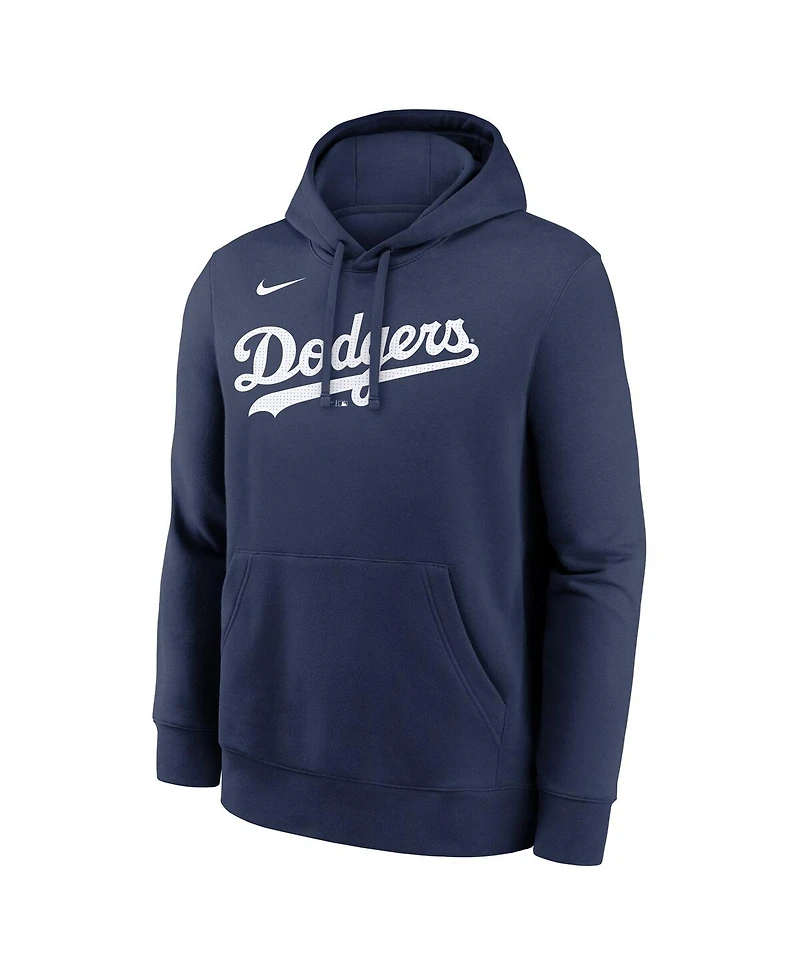 Nike Men's Shohei Ohtani Navy Los Angeles Dodgers Player Name Number Club Fleece Pullover Hoodie