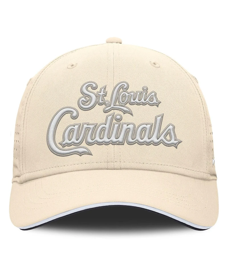 Nike Men's Cream St. Louis Cardinals Rise Performance Flex Hat