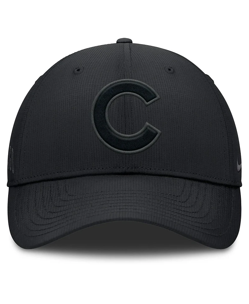 Nike Men's Black Chicago Cubs Primetime Club Performance Adjustable Hat