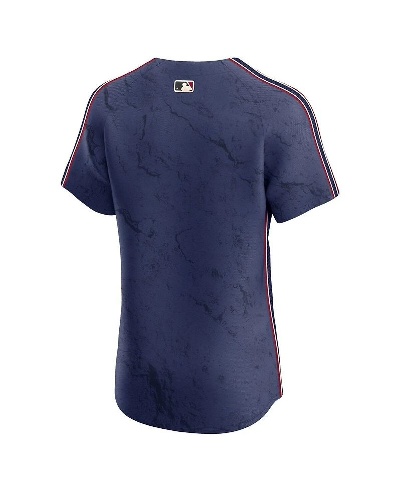 Nike Men's Navy Cleveland Guardians City Connect Elite Jersey