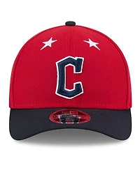 New Era Men's Red/Navy Cleveland Guardians 2025 Mlb All-Star Game 9FORTY M-Crown Adjustable Hat