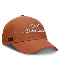 Nike Men's Burnt Orange Texas Longhorns Rise Practice Adjustable Hat
