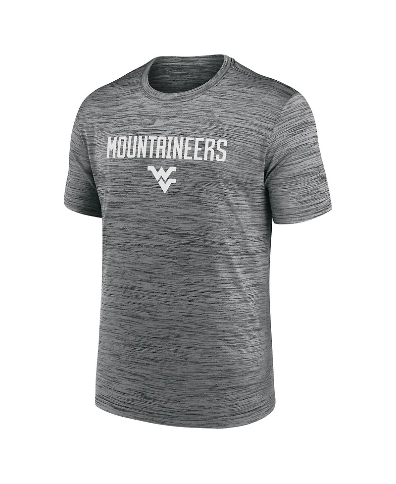 Nike Men's Charcoal West Virginia Mountaineers 2025 Sideline Velocity Performance T-Shirt