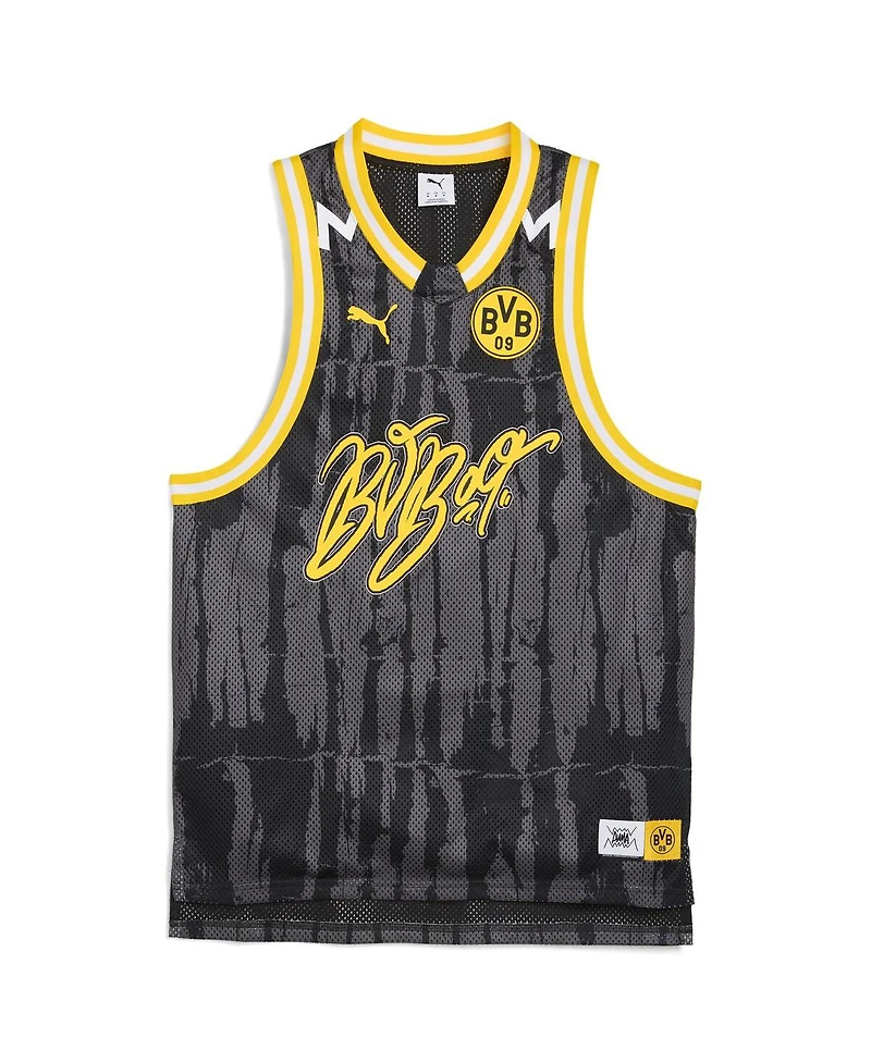 Puma Men's Black Borussia Dortmund 2025 Fifa Club World Cup DryCELL Basketball Jersey