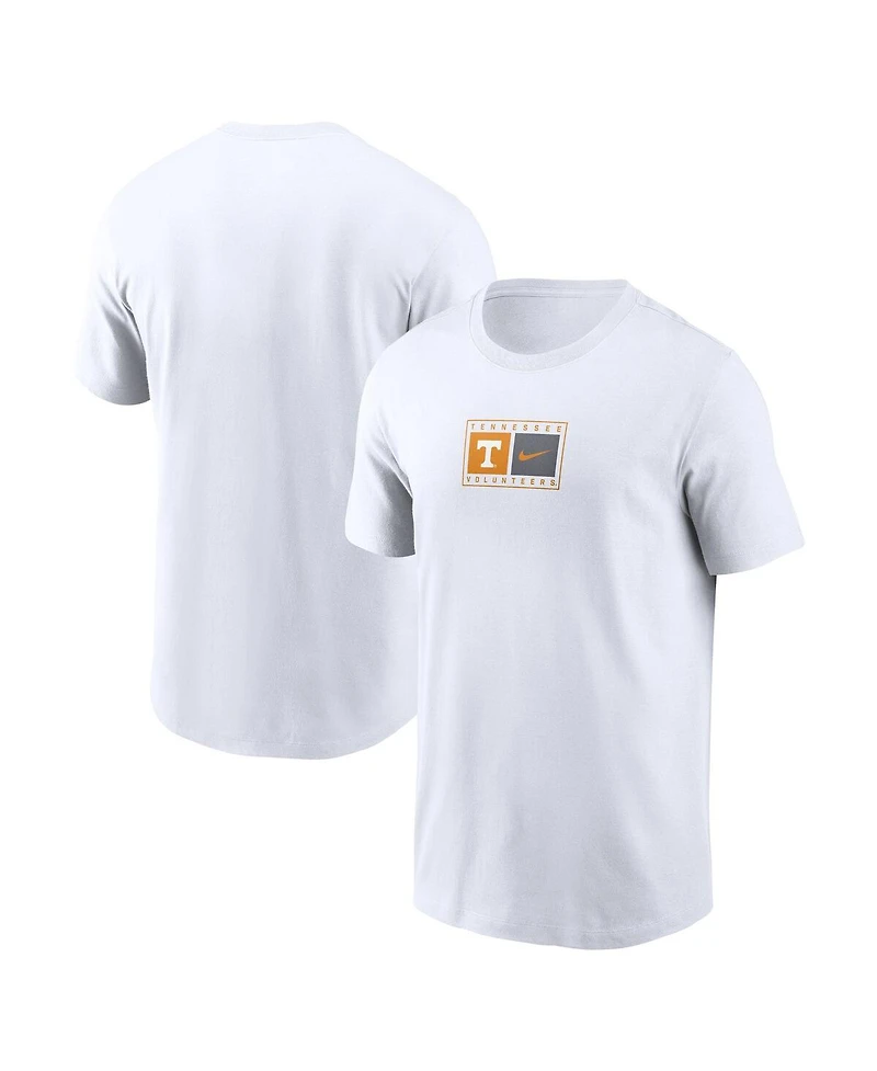 Nike Men's White Tennessee Volunteers Campus Logo Swoosh T-Shirt