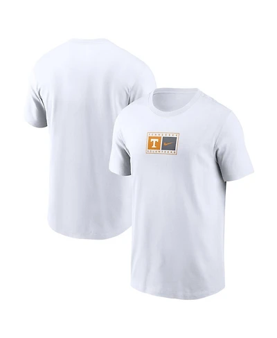 Nike Men's White Tennessee Volunteers Campus Logo Swoosh T-Shirt
