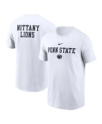 Nike Men's White Penn State Nittany Lions 2-Hit Stacked T-Shirt