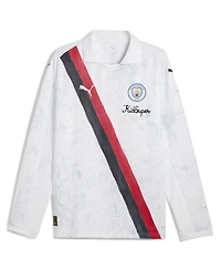 Puma x Kid Super Men's White Manchester City 2025 Fifa Club World Cup Retro Long Sleeve T-Shirt
