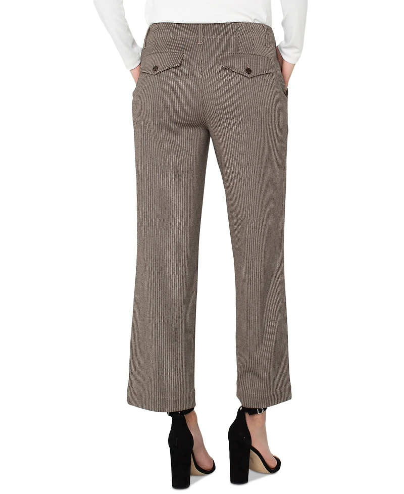 Liverpool Los Angeles Women's Wide-Leg Cropped Pants