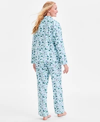 Charter Club Women's 2-Pc. Cotton Flannel Packaged Pajamas Set, Created for Macy's