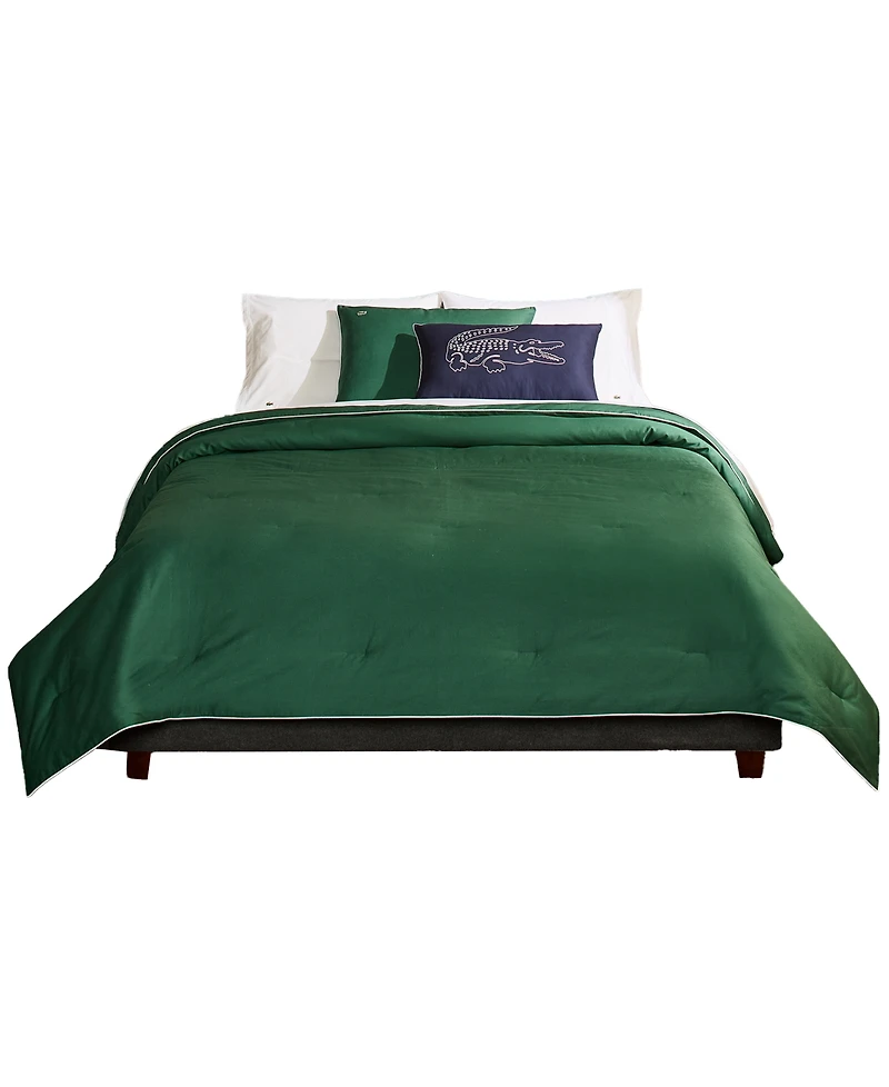 Lacoste Tiebreak Solid 2-Pc. Comforter Set, Twin