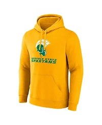 Fanatics Men's Gold Norfolk State Spartans Primary Logo Pullover Hoodie