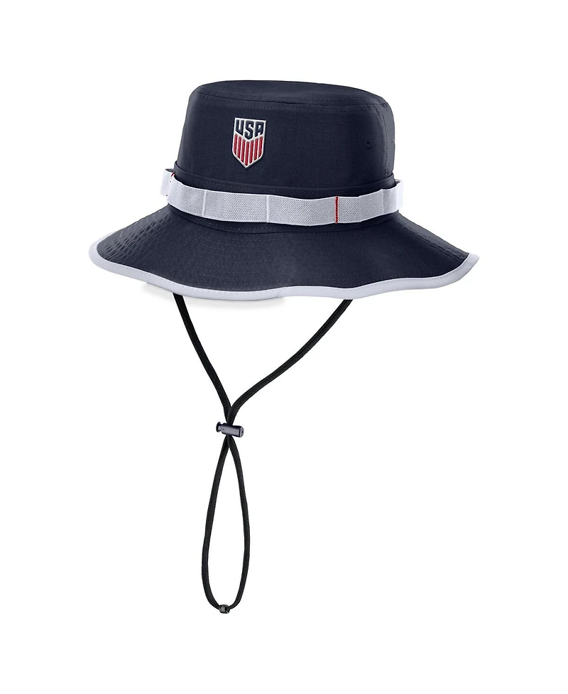 Nike Men's and Women's Navy Usmnt Apex Boonie Performance Bucket Hat