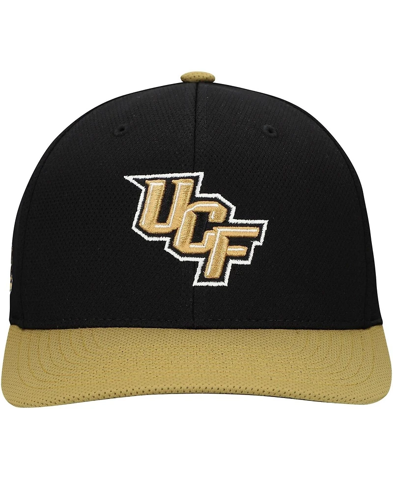 Top of the World Men's Black/Gold Ucf Knights Reflex 2-Tone Flex Hat