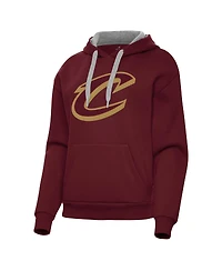 Antigua Women's Wine Cleveland Cavaliers Victory Pullover Hoodie