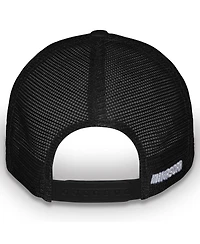 Checkered Flag Sports Men's and Women's Black Ryan Blaney Menards Flame Trucker Adjustable Hat