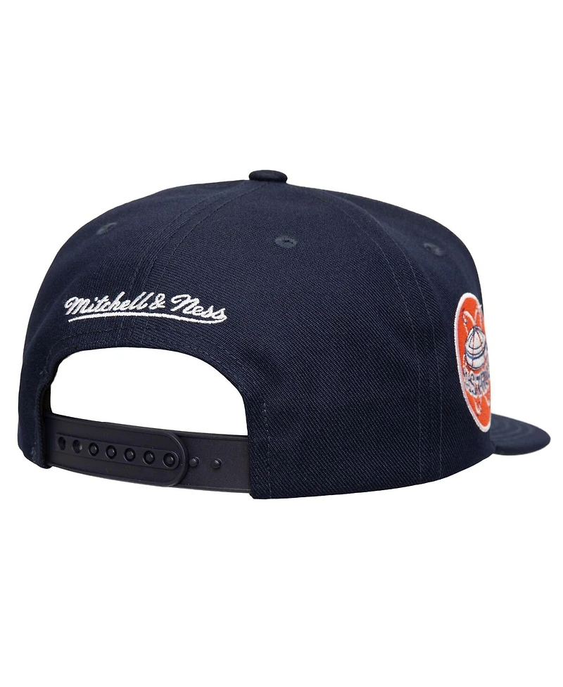 Mitchell & Ness Men's Navy Houston Astros Double Up Snapback Hat