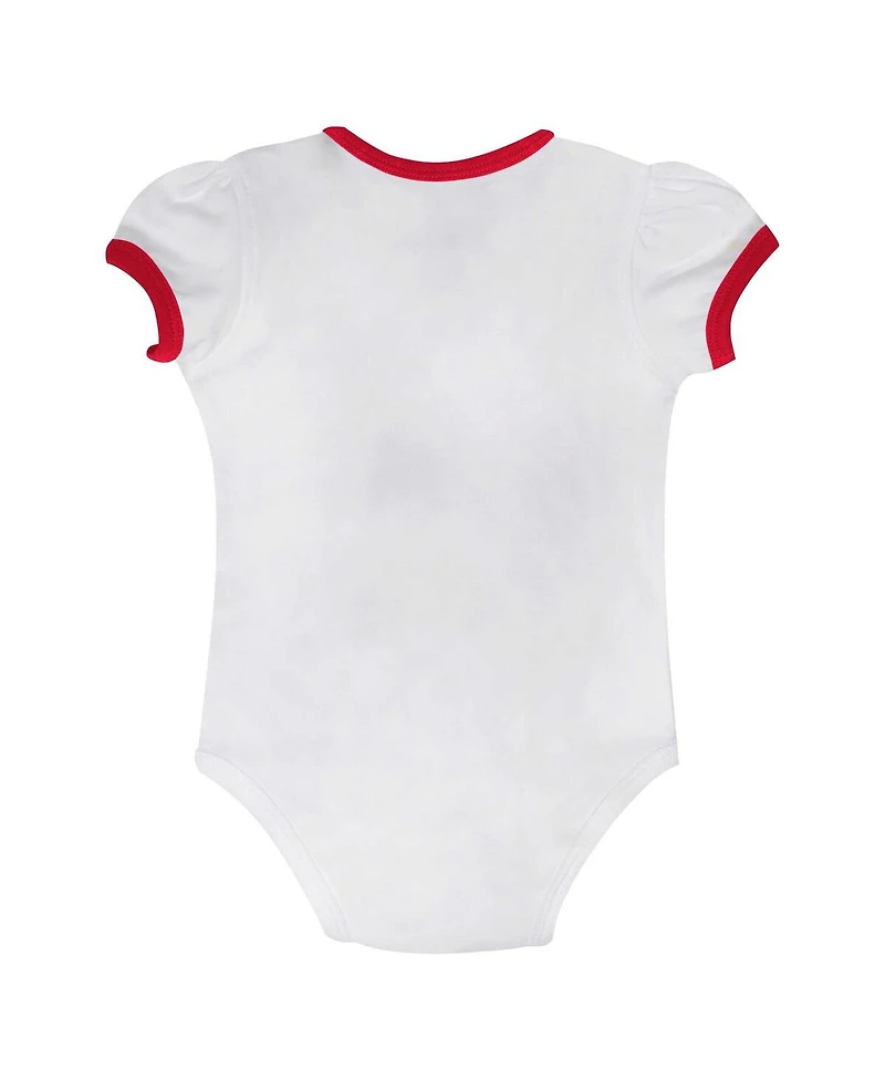 Outerstuff Baby Boys and Girls 2-Piece Ohio State Buckeye Love My Team Bodysuit Skirt Set
