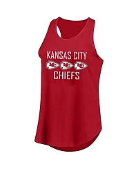 Fanatics Women's Travis Kelce Red Kansas City Chiefs Plus Name Number Tank Top