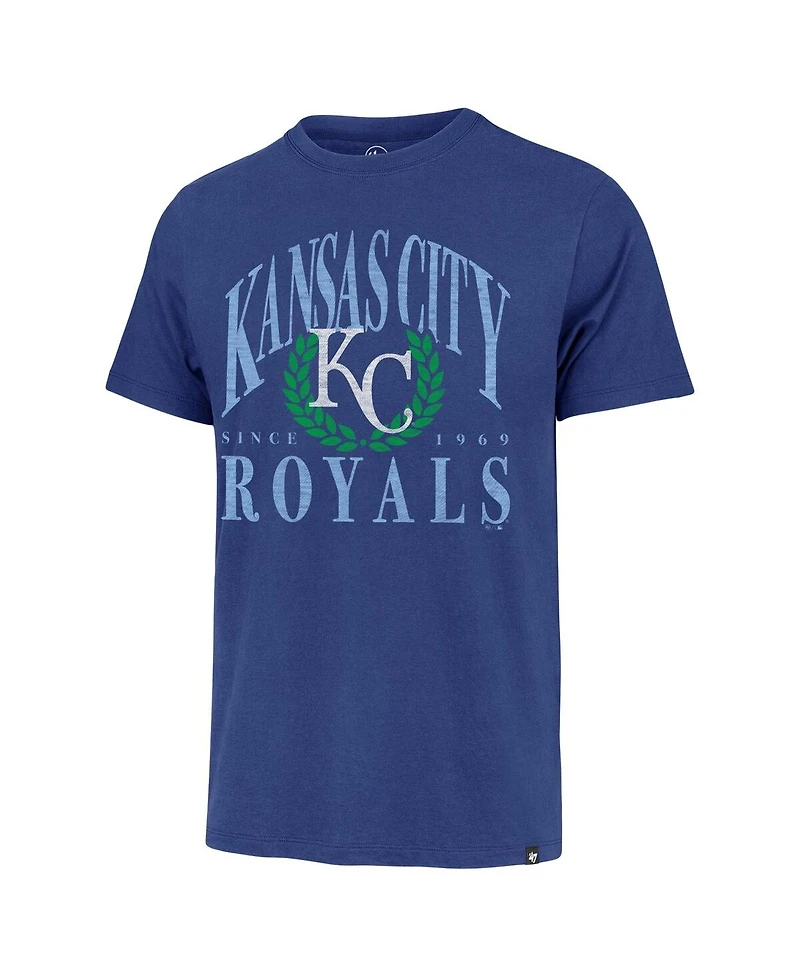 '47 Brand Men's Royal Kansas City Royals Pitchout Franklin T-Shirt