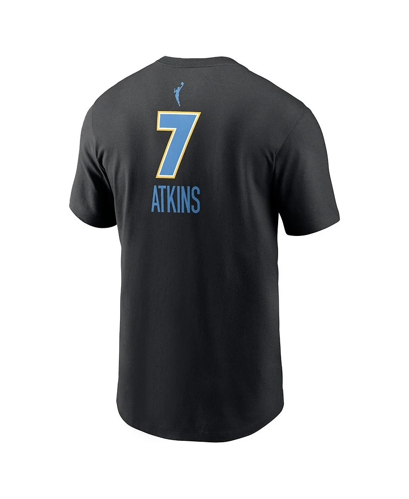 Nike Men's Ariel Atkins Black Chicago Sky Explorer Edition Name Number T-Shirt