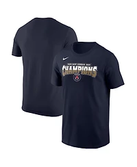 Nike Men's Navy Paris Saint-Germain 2025 Champions League Winners Core T-Shirt