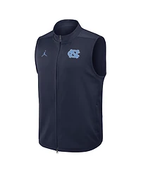 Jordan Men's Navy North Carolina Tar Heels Primetime Victory Performance Full Zip Vest