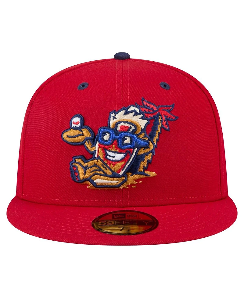 New Era Men's Red Lehigh Valley IronPigs Copa de la Diversion 59FIFTY Fitted Hat
