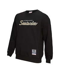Mitchell & Ness Men's Black Florida State Seminoles Elite Script Pullover Sweatshirt