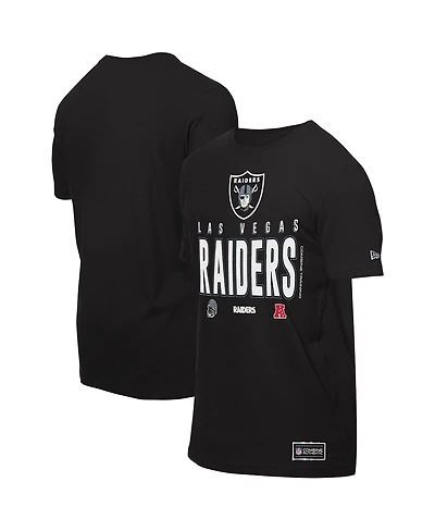 New Era Men's Black Las Vegas Raiders 2025 Nfl Training Camp T-Shirt