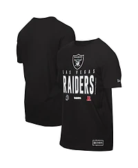 New Era Men's Black Las Vegas Raiders 2025 Nfl Training Camp T-Shirt