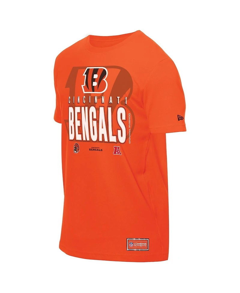 New Era Men's Orange Cincinnati Bengals 2025 Nfl Training Camp T-Shirt