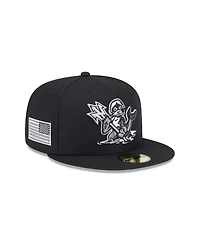 New Era Men's Black Norfolk Tides Theme Nights 59FIFTY Fitted Hat