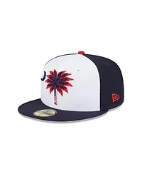 New Era Men's Navy Myrtle Beach Pelicans Theme Nights 59FIFTY Fitted Hat