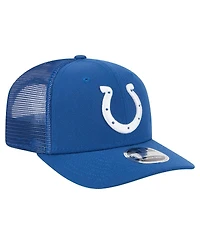 New Era Men's Royal Indianapolis Colts Team Collection 9SEVENTY Stretch-Snap Adjustable Hat