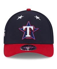 New Era Men's Navy/Red Texas Rangers 2025 Mlb All-Star Game Workout 9FORTY M-Crown Adjustable Hat