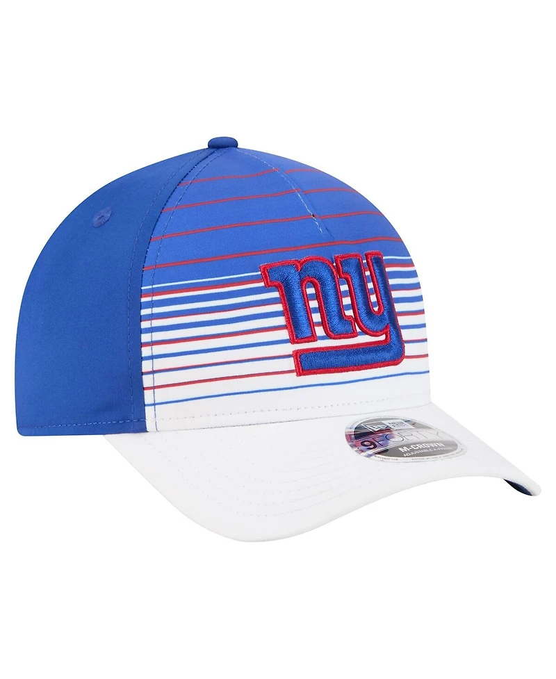 New Era Men's White/Royal New York Giants Adventure Gradient 9FORTY M-crown A-Frame Adjustable Hat