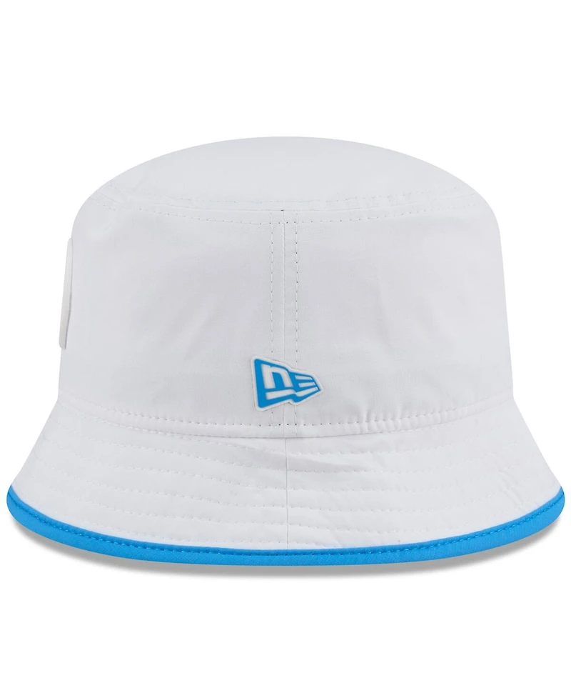 New Era Men's White Los Angeles Chargers 2025 Nfl Training Camp Stretch Bucket Hat