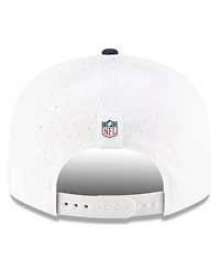 New Era Men's White/Navy Dallas Cowboys 2025 Nfl Training Camp Split Panel 9FIFTY Snapback Hat