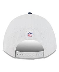 New Era Men's White/College Navy Seattle Seahawks 2025 Nfl Training Camp A-Frame 9FORTY Adjustable Hat