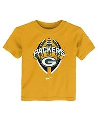 Nike Toddler Gold Green Bay Packers Icon Legend T-Shirt