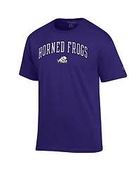 Champion Men's Purple Tcu Horned Frogs Arch Over Logo T-Shirt
