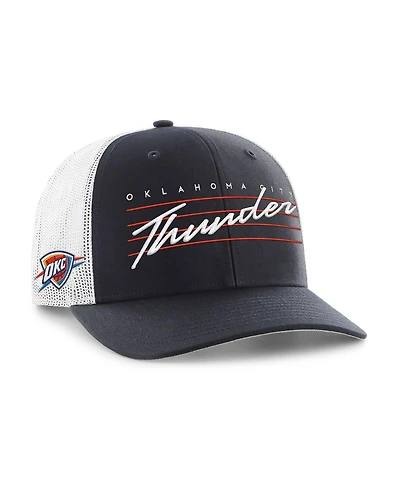 '47 Brand Men's Navy Oklahoma City Thunder Downburst Trucker Adjustable Hat
