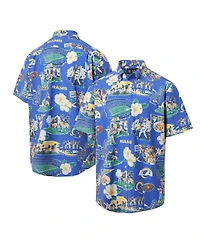 Reyn Spooner Men's Royal Los Angeles Rams Scenic Button-Down Shirt