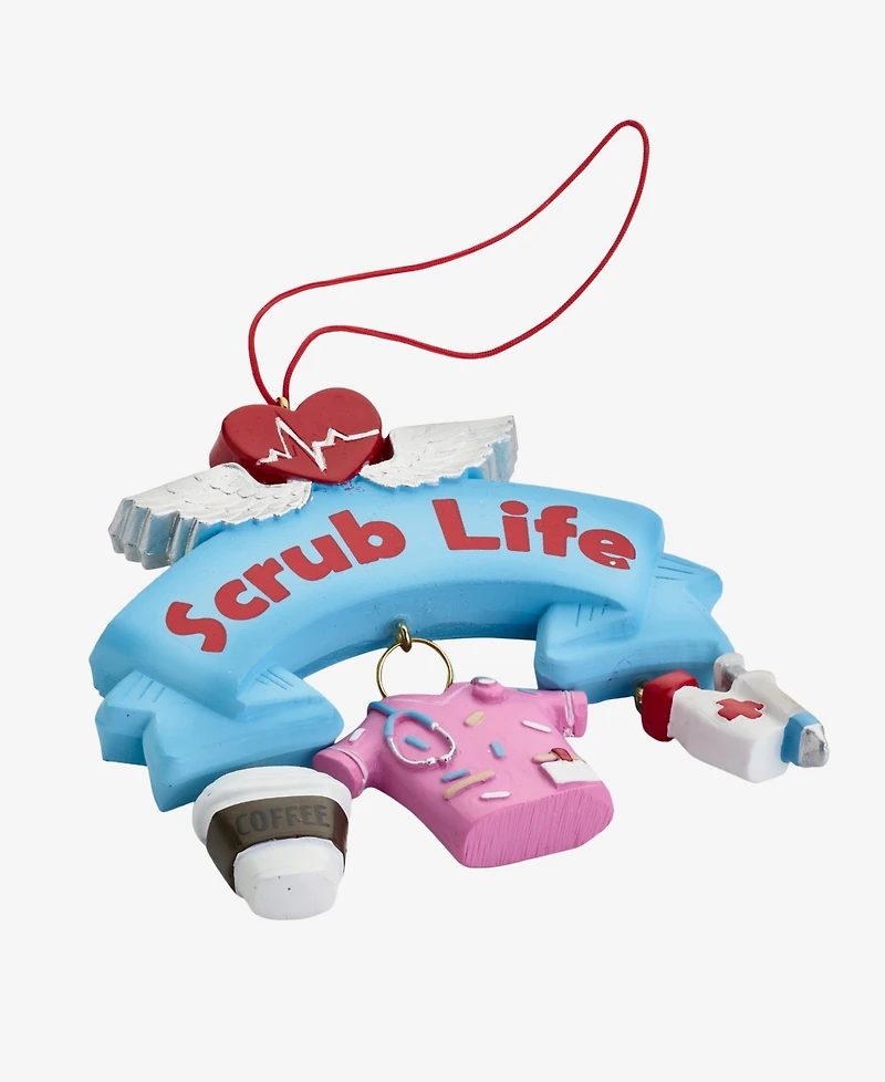 Holiday Lane Eclectic Charm Scrub Life Nurse Ornament, Macy's Exclusive